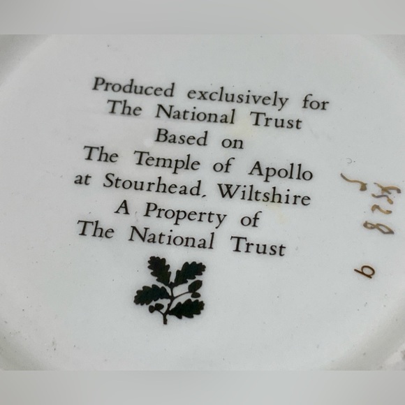 1980s Vtg Sadler England Stourhead National Trust Temple of Apollo Teapot - Picture 7 of 16